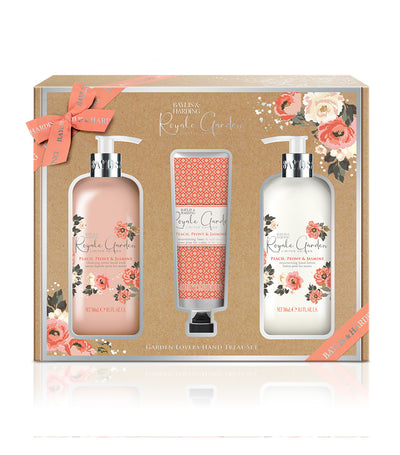 Royale Garden Peach, Peony & Jasmine Hand Care Gift Set