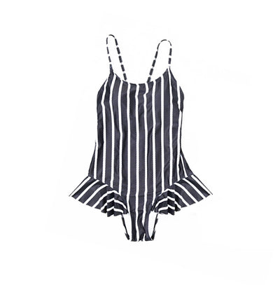 mommy hugs one piece swimsuit - classic stripes