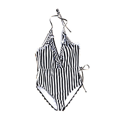 mommy hugs mom one piece swimsuit - sophisticated stripes