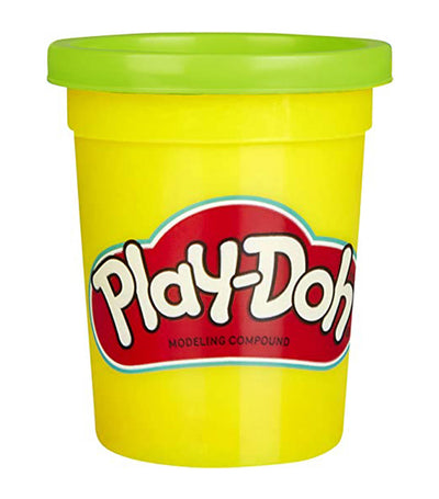 play-doh yellow green single tub