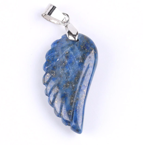 fits link bracelet Chakra Healing blue LAPIS LAZULI bead 925 Sterling silver clip on charm