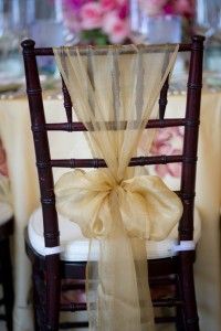 Elegant Chair Sashes