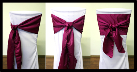 Knot Style Organza Sashes
