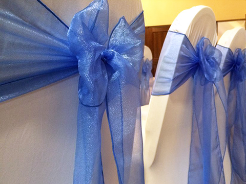 Organza sashes