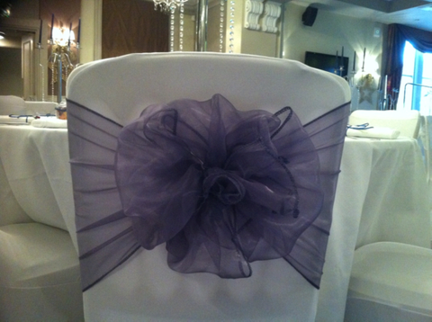 Rosette Style Organza Sashes