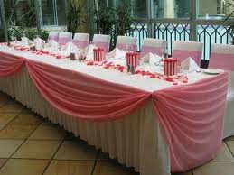 Wedding Table Skirting
