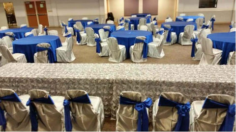 satin chair covers