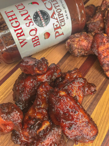 Peach Chipotle Wings