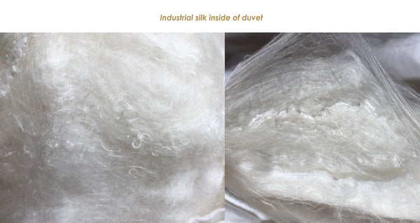 Silk filled duvet| Silk comforter|Industrial silk