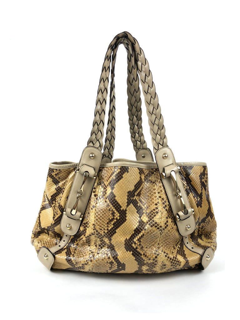 gucci snakeskin handbag