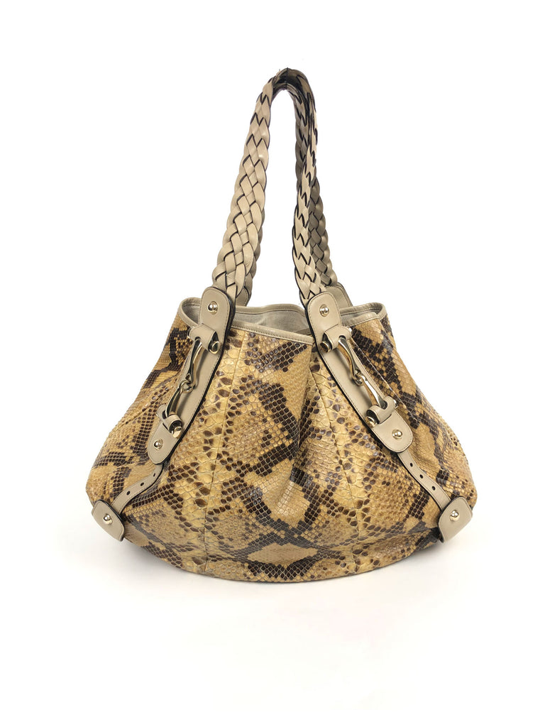 Gucci - Python Pelham bag