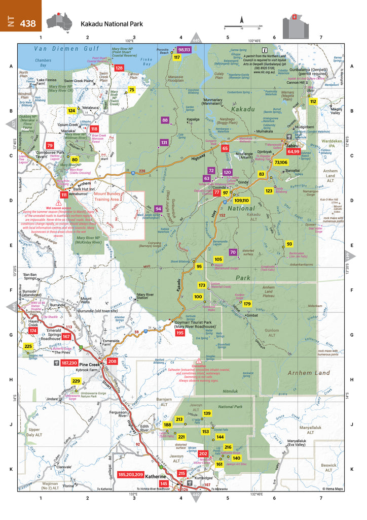 Hema Maps Where to Camp NT Map pg 438 (maps15)