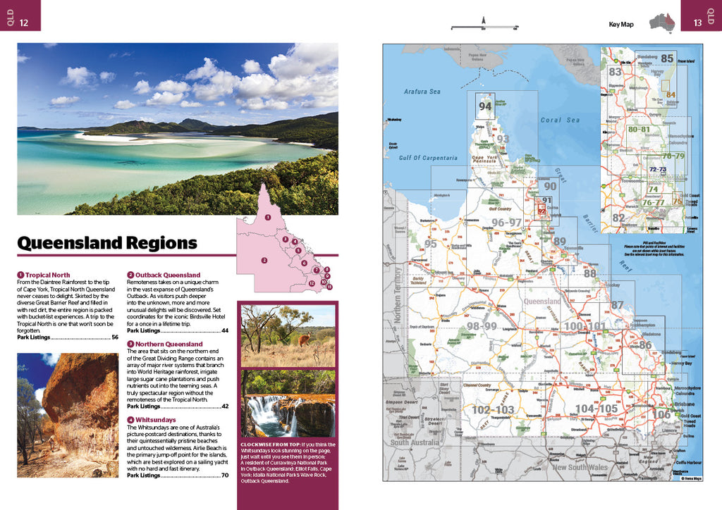 Where to Camp Guide from Hema Maps QLD Opening pg 12-13