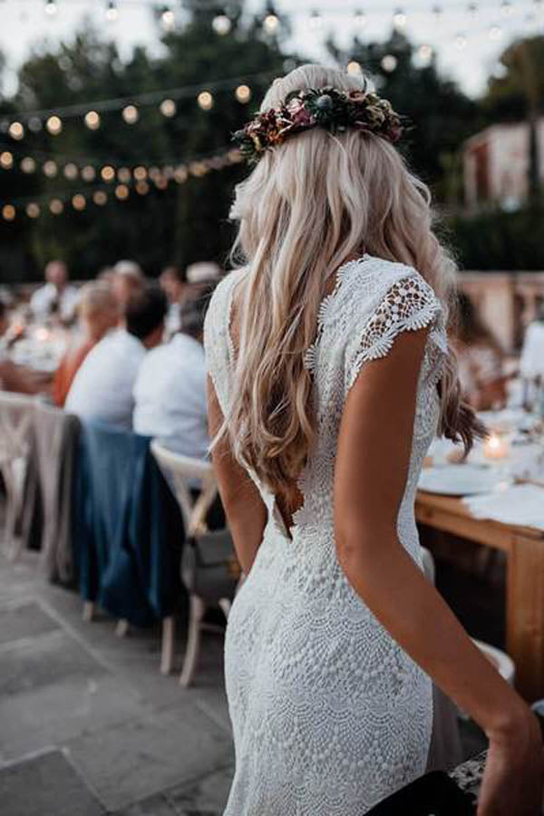 bohemian wedding dress sleeves