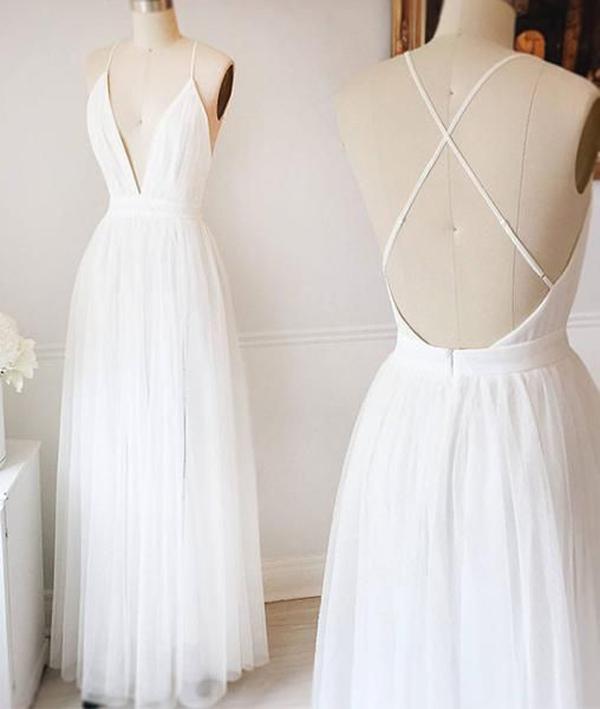 white long homecoming dresses