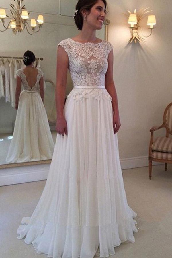 wedding dress lace top