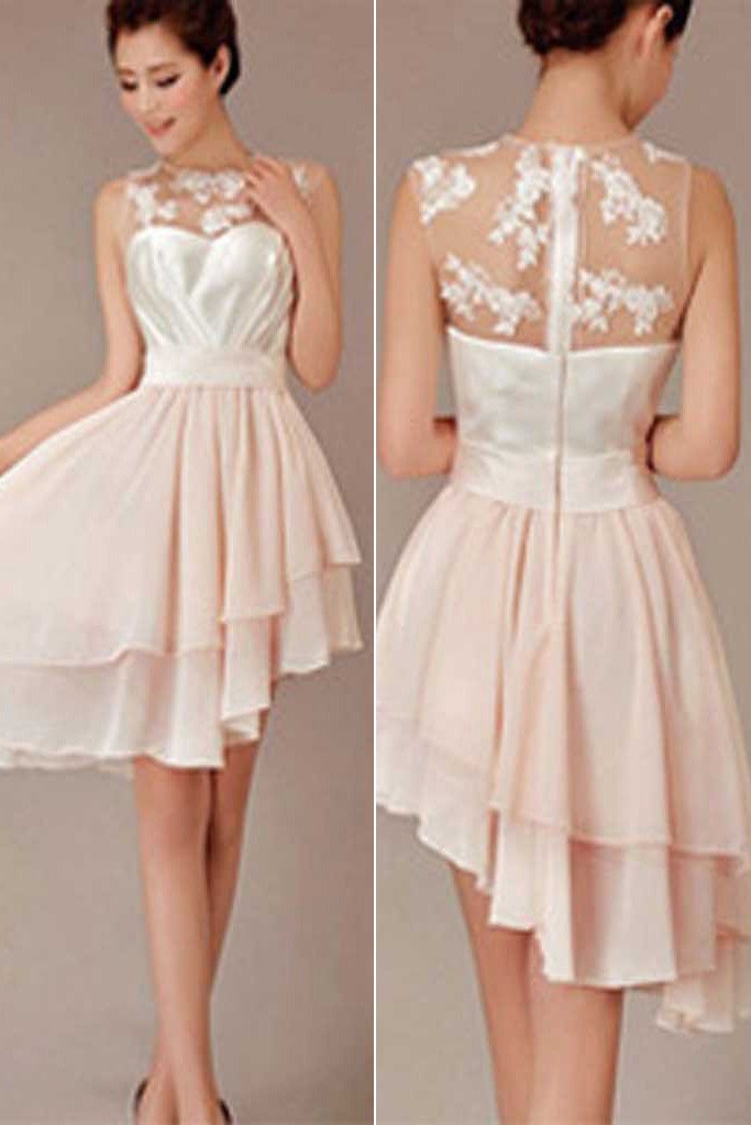 pink short dresses for wedding