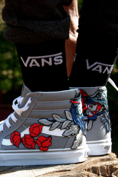 embroidered shoes vans