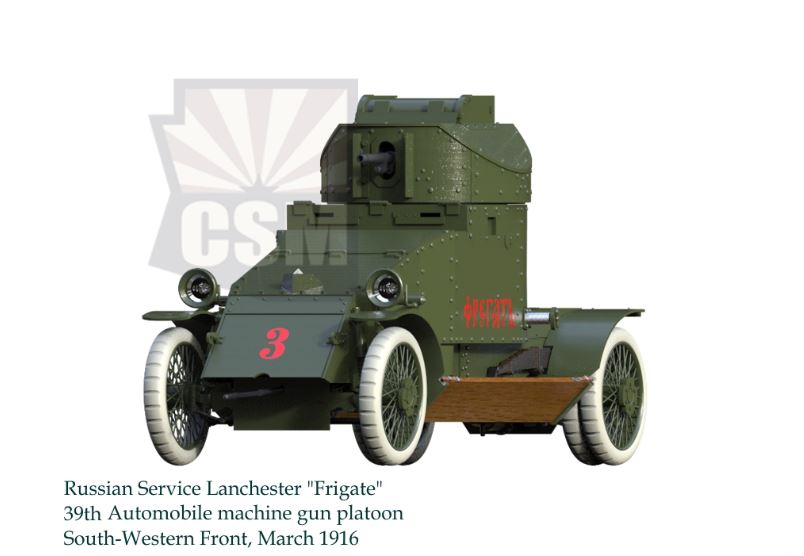Copperstate Models 1/35 Russian Lanchester Armoured Car 35003