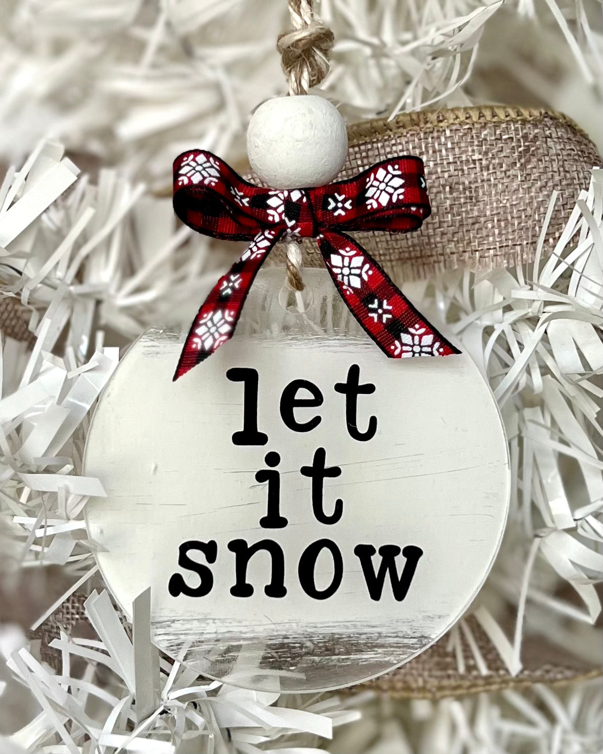 Let It Snow - Christmas Ornament