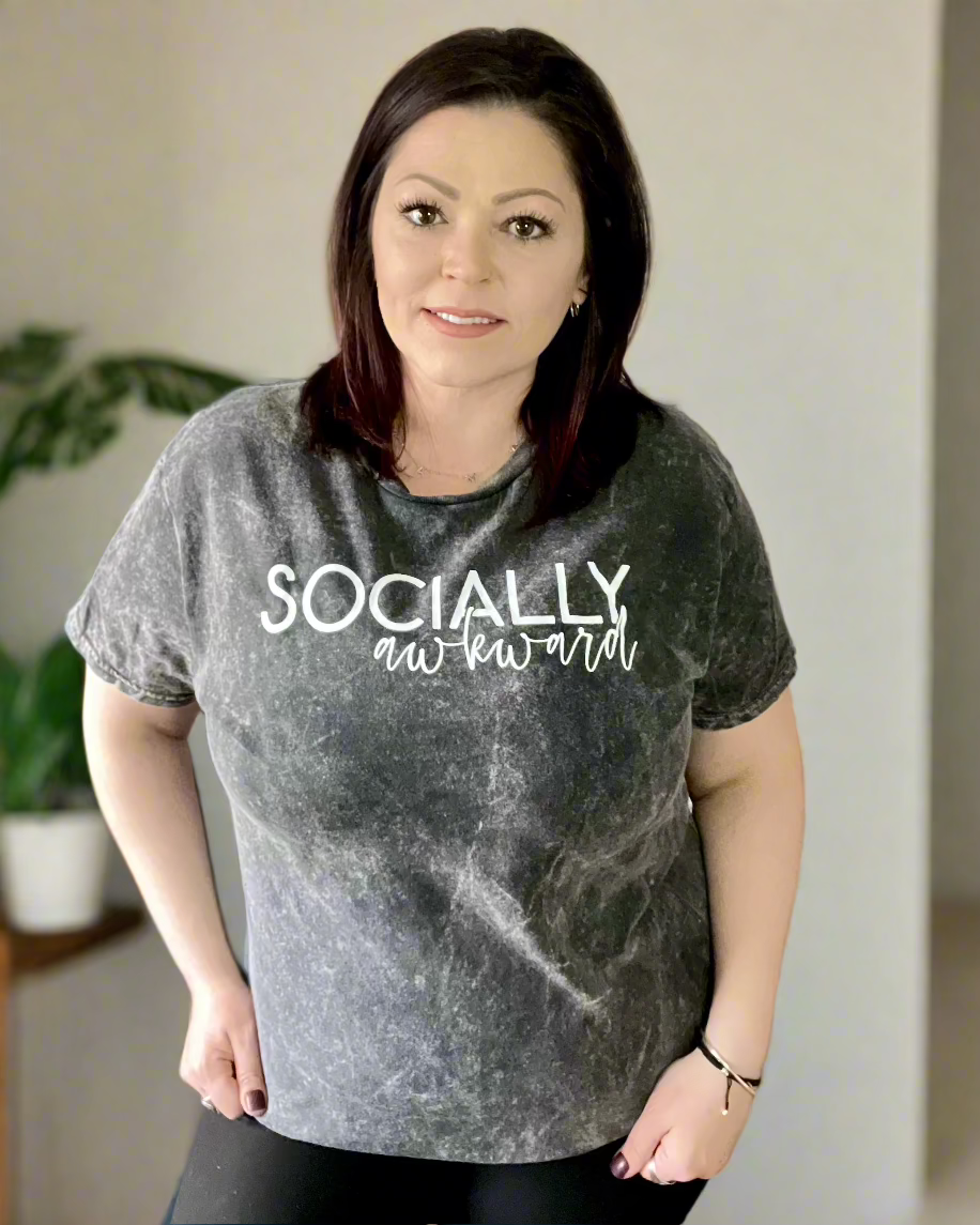Socially Awkward - Women's shirts - Rustic Cuts