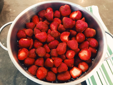 Hulled strawberries