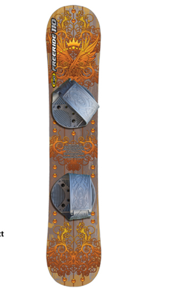 fantoom conservatief Intrekking ESP 110 cm Freeride Snowboard with Adjustable Bindings – Master Outlet Inc
