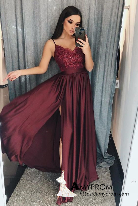 magenta long formal dresses