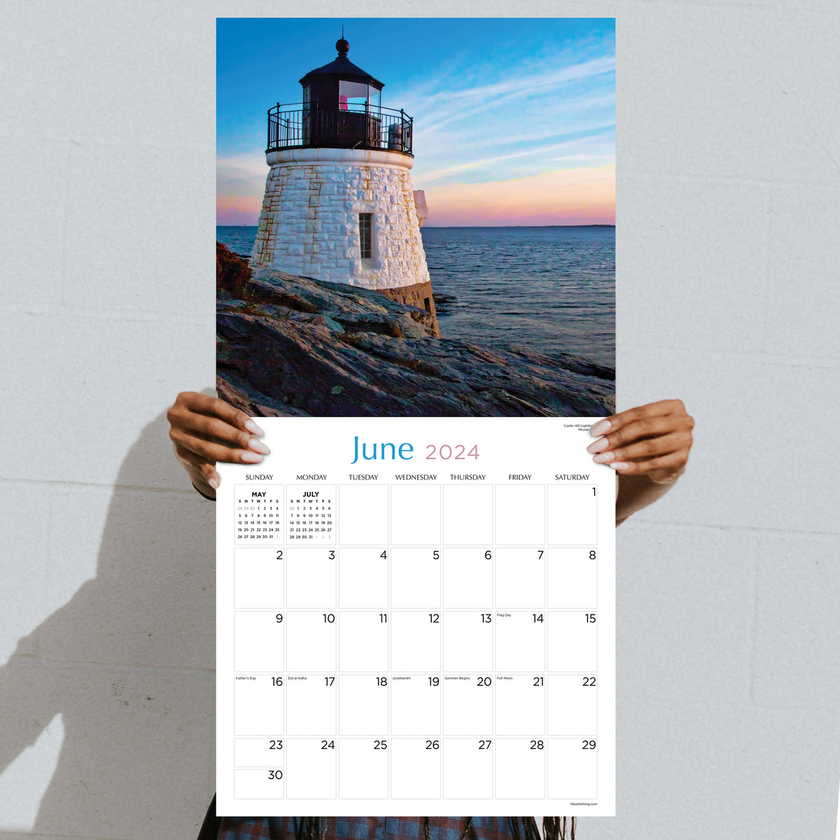 2024 Lighthouses Wall Calendar TF Publishing Calendars + Planners