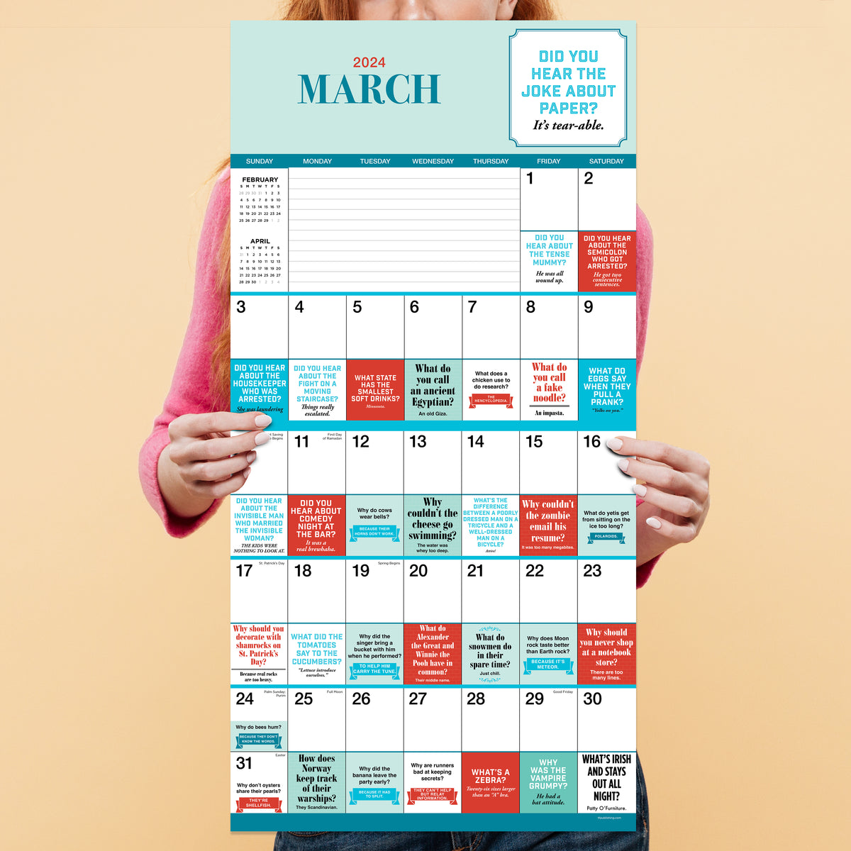 2024 Dad Jokes Wall Calendar TF Publishing Calendars + Planners