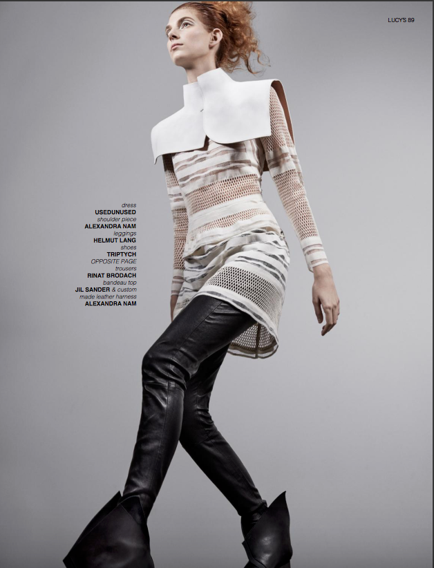 TRIPTYCH FOOTWEAR IN LUCY'S MAG EDITORIAL