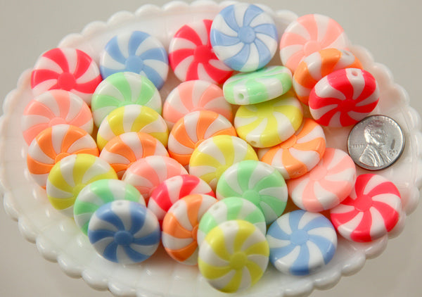 peppermint candy beads