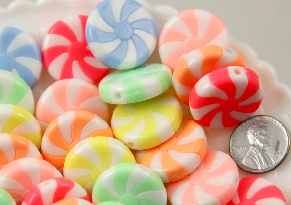 peppermint candy beads