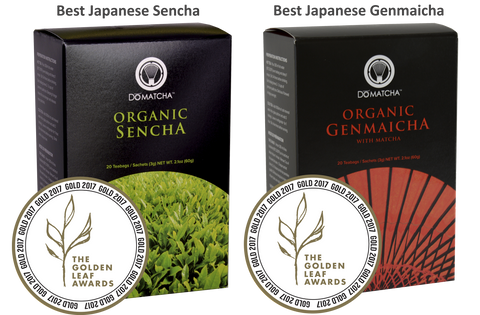 DōMatcha® Australia - Sencha and Genmaicha Golden Leaf Awards Winners 2017