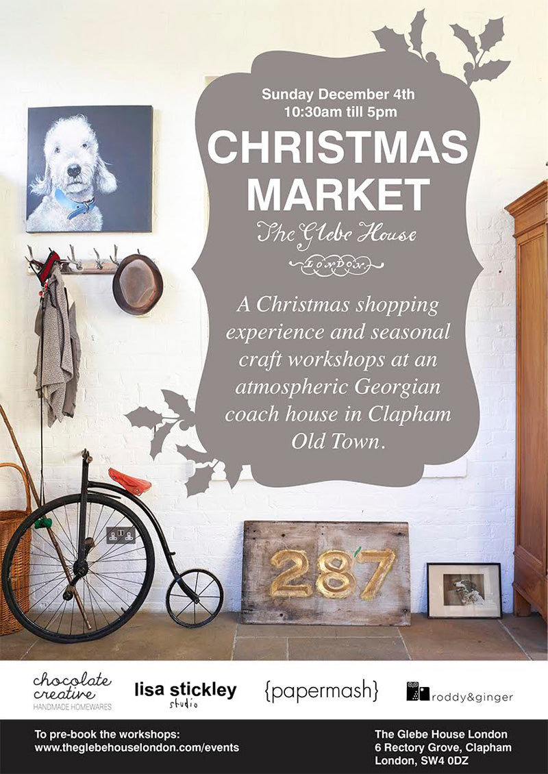 Christmas market at Glebe House London