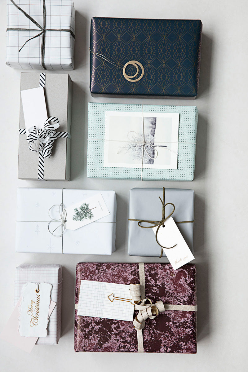 House Doctor gift wrap styled