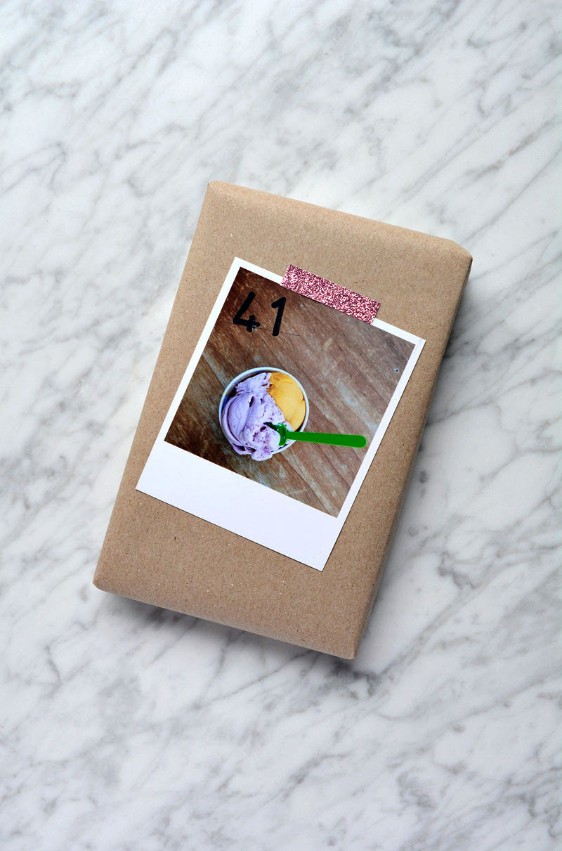 Polaroid gift wrap