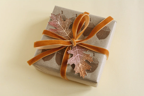 autumn gift tag