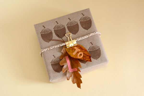 Autumn leaf stamp 3