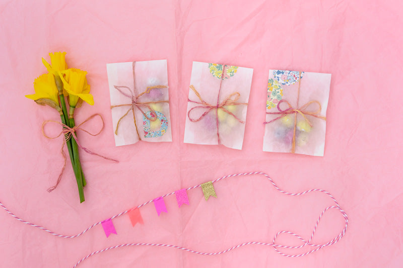 Easter gift wrapping