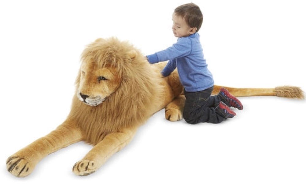 giant stuffed lion toy