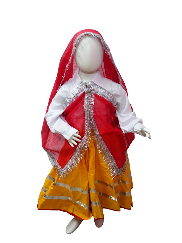Rent Kids Fancy Dress | Buy or Rent Kids Fancy Dress Costume in India -  Thel Indian costume for girls. Ghaghra Shirt Odhani costume