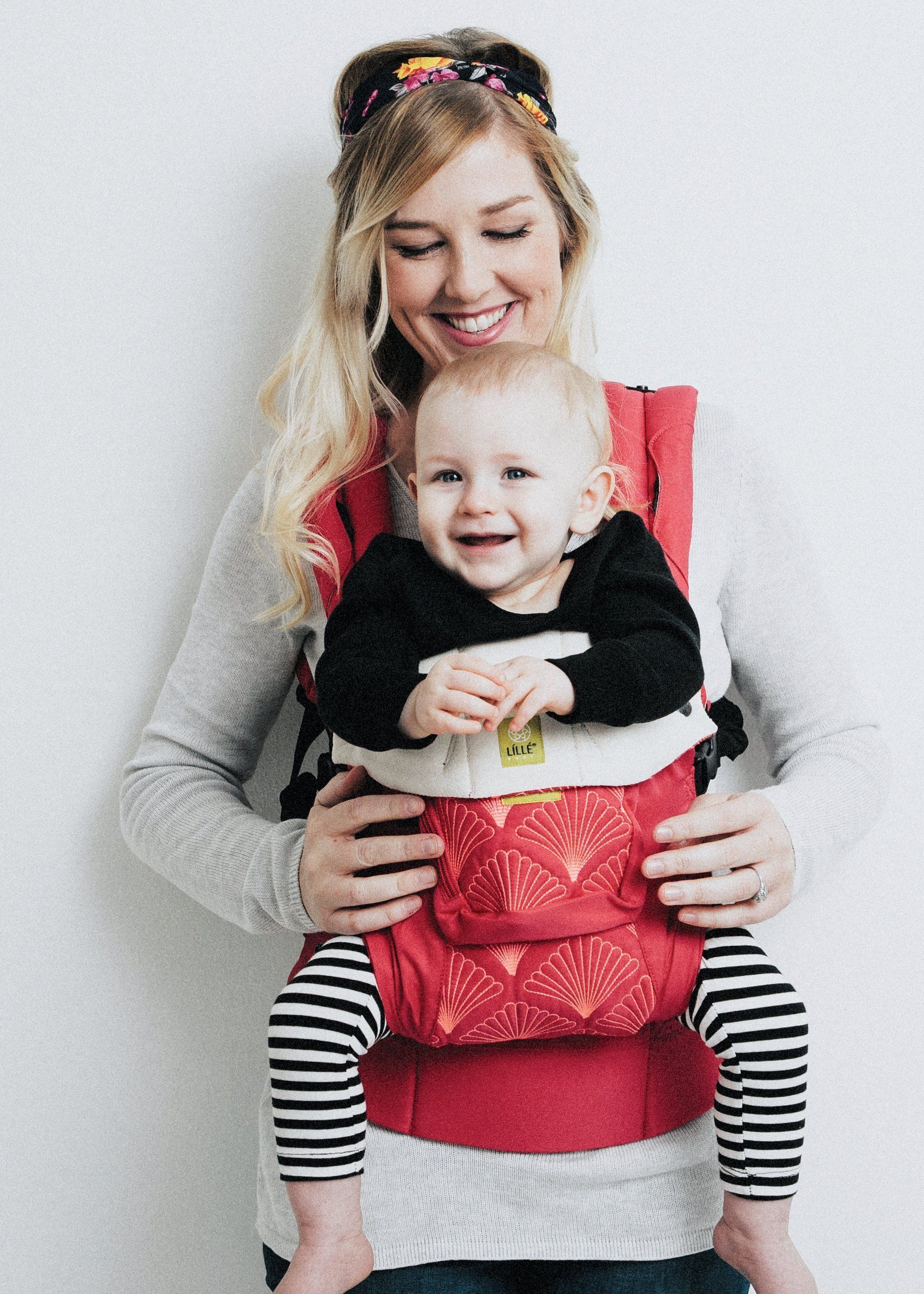 LÍLLÉbaby Complete Embossed Luxe SIX-Position 360° Baby & Child Carrier CITRUS 