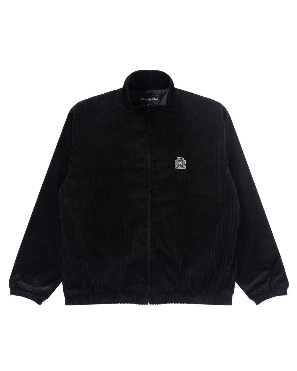 OG LABEL CORDUROY TRACK JACKET BLACK