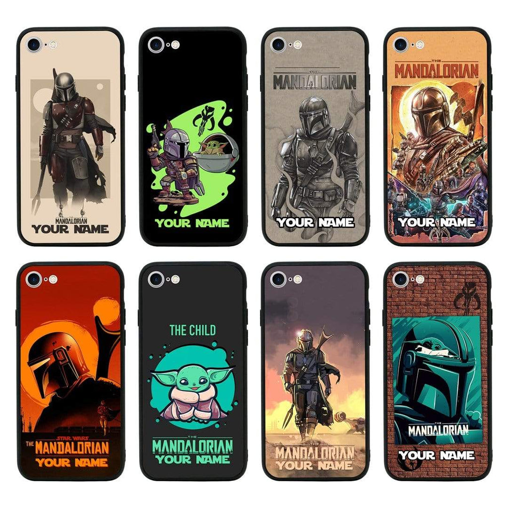 Personalised STARWARS Glass Case Phone Cover for Apple iPhone 8