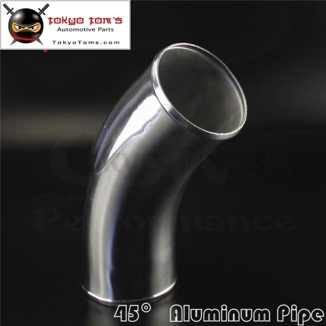 102mm 4" inch 45 Degree Aluminum Turbo Intercooler Pipe Piping Tubing Hose 