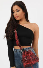 red-snake-print-bag