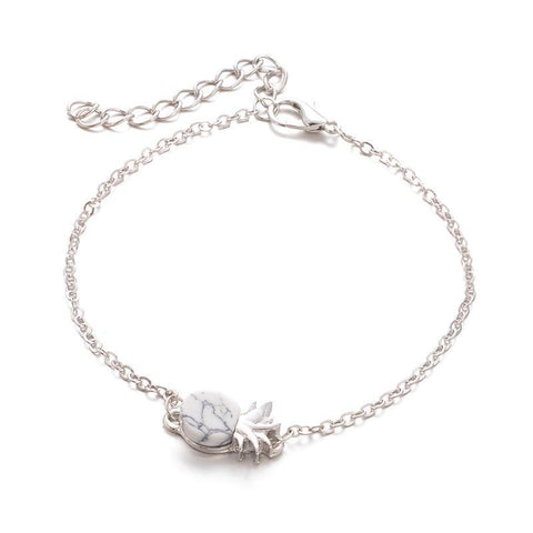 pineapple marble bracelet