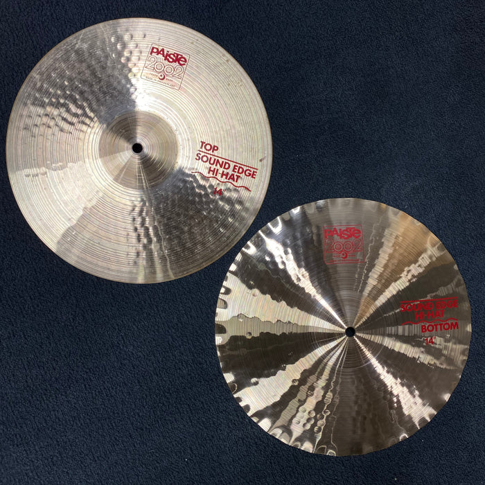 Paiste 14" 2002 Series Sound Edge Hi Hat Cymbals