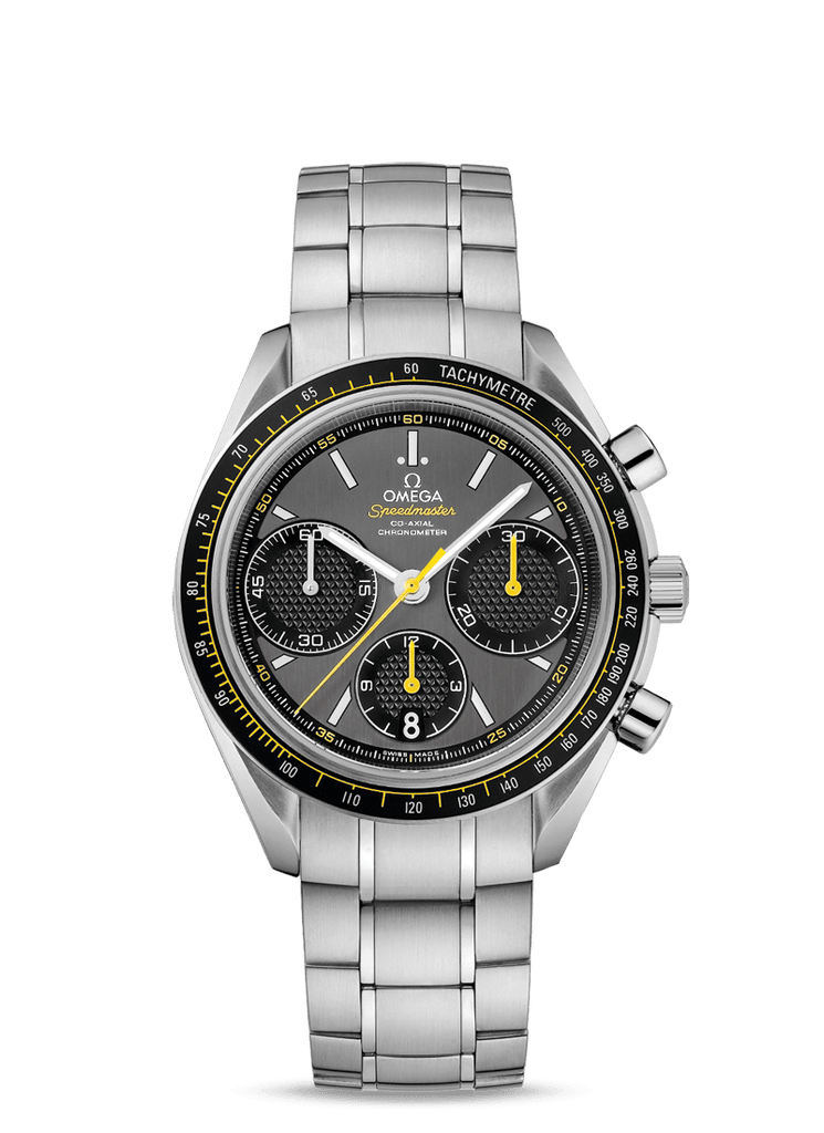 OMEGA Stainless Steel Grey Racing 